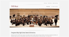 Desktop Screenshot of evhsband.org